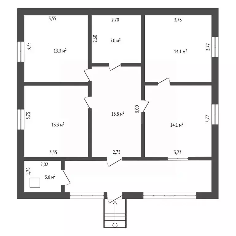 Дом в Амурская область, с. Ивановка ул. Ленина, 24 (79 м) - Фото 1
