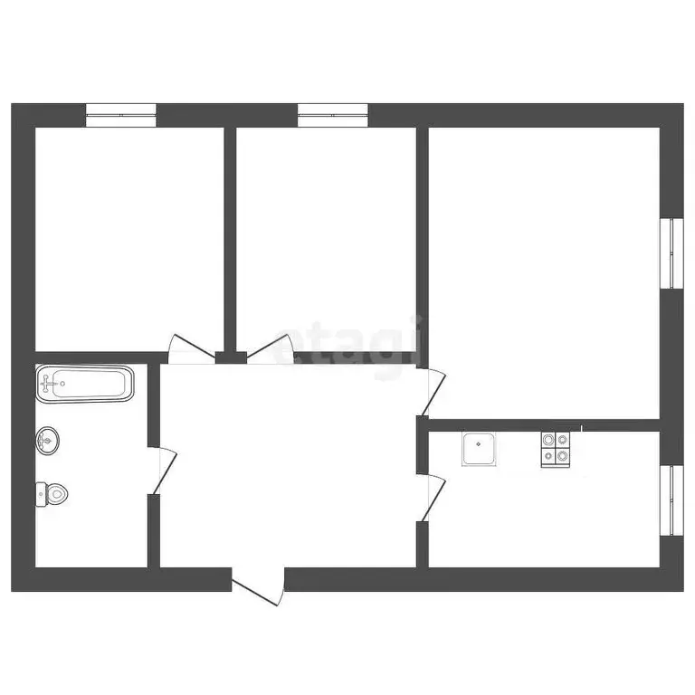 Дом в Батайск, Севастопольская улица (368 м) - Фото 1