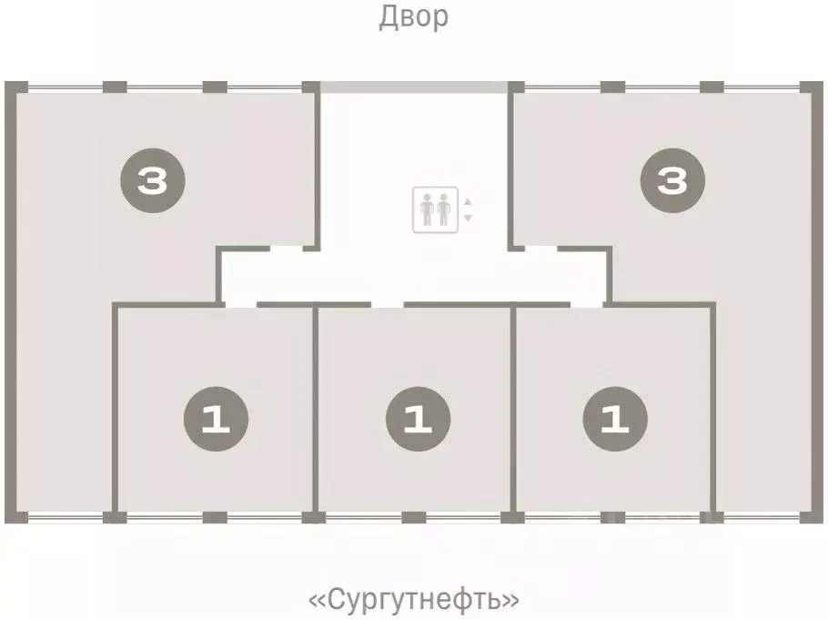 3-к кв. Ханты-Мансийский АО, Сургут 1-й мкр, Нефть жилой комплекс ... - Фото 0