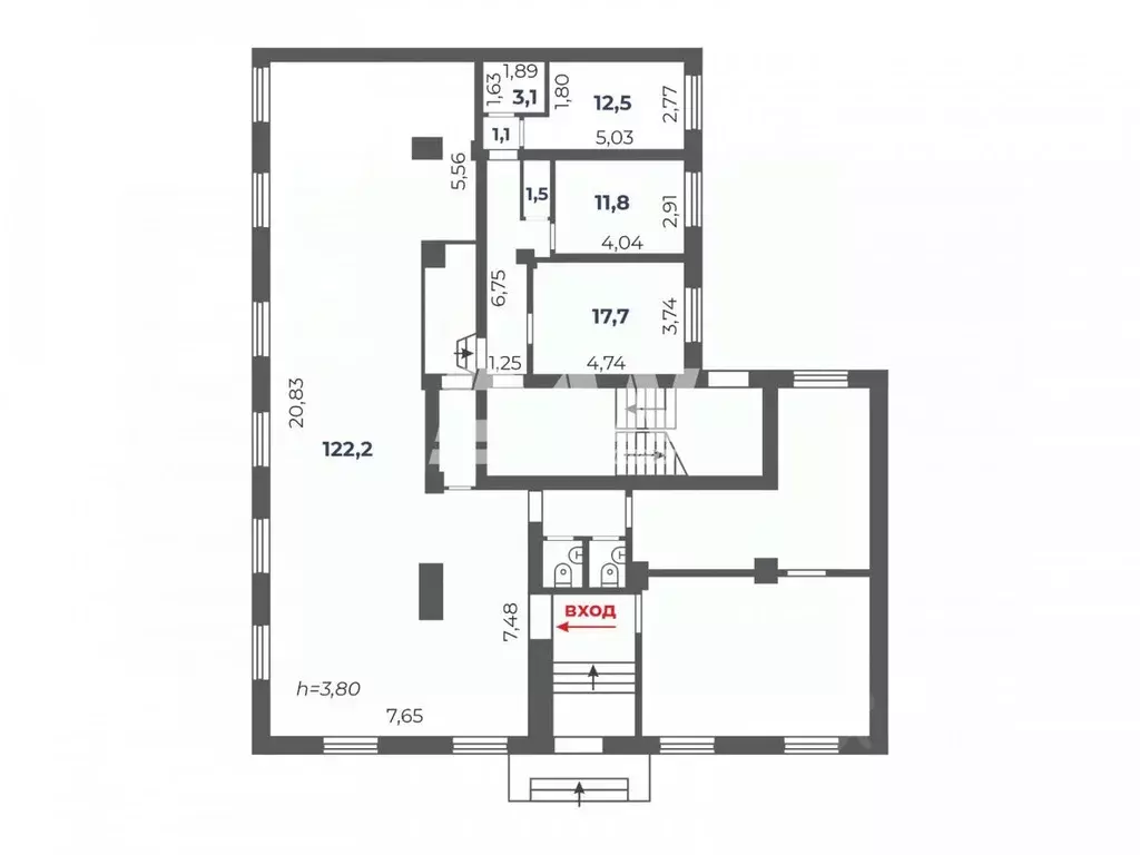 Торговая площадь в Челябинская область, Челябинск ул. Дегтярева, 47 ... - Фото 2