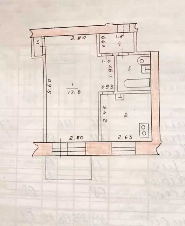 1-к кв. Татарстан, Казань ул. Гагарина, 4 (30.3 м) - Фото 2