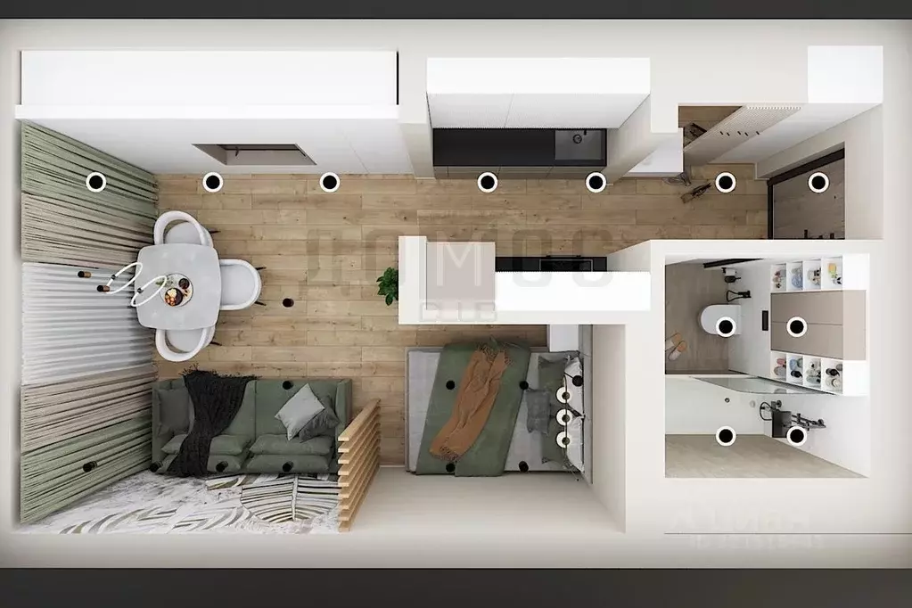 1-к кв. Свердловская область, Екатеринбург ул. Онежская, 4 (28.9 м) - Фото 1