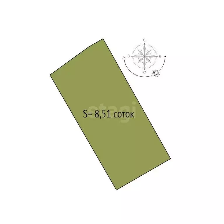 Участок в Колыванский район, деревня Малый Оеш (8.51 м) - Фото 1