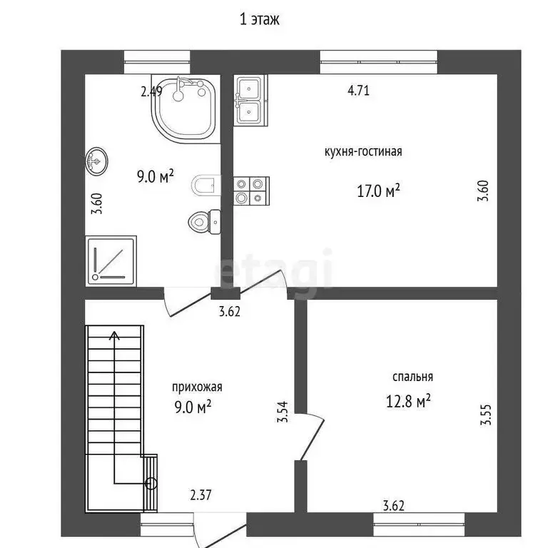 Дом в Добровское сельское поселение, садоводческое товарищество ... - Фото 1