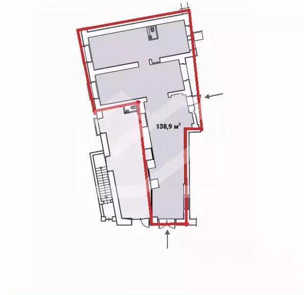Помещение свободного назначения в Москва ул. Земляной Вал, 23С1 (139 ... - Фото 2