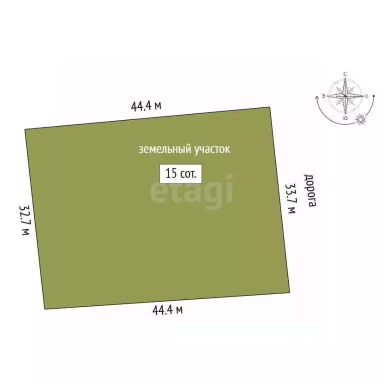 Участок в Архангельская область, Холмогорский муниципальный округ, д. ... - Фото 2