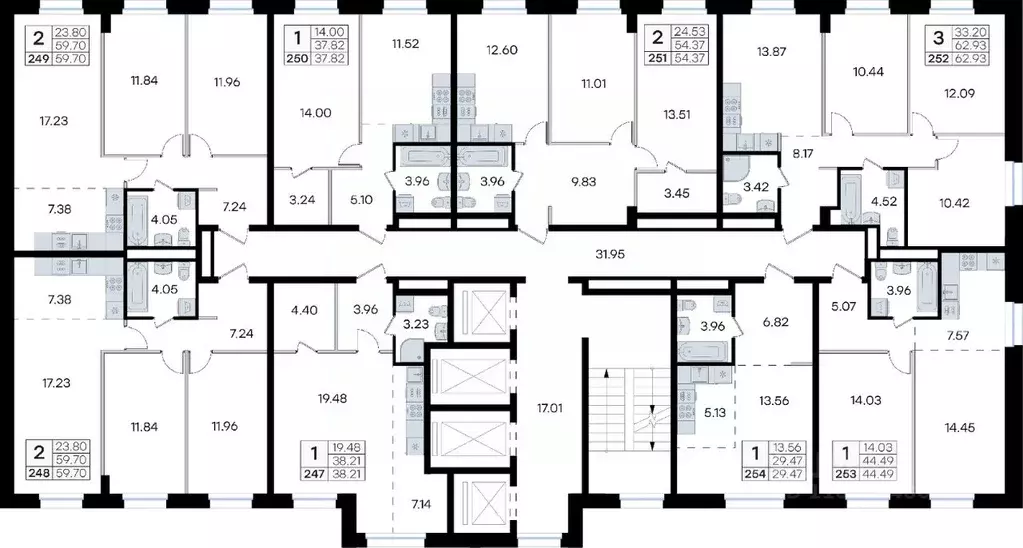 Студия Приморский край, Владивосток ул. Тухачевского, 80 (38.21 м) - Фото 2