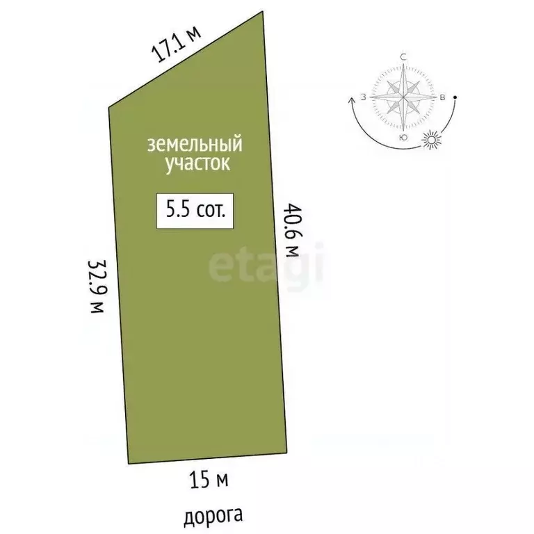 Участок в Тюменская область, Тюменский муниципальный округ, Искра-1 ... - Фото 2