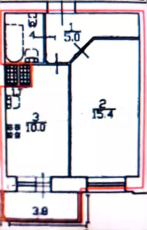 1-к. квартира, 34,2 м, 24/25 эт. - Фото 0