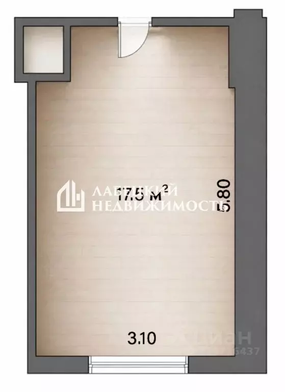 Комната Москва ул. Кржижановского, 18К2 (17.5 м) - Фото 2