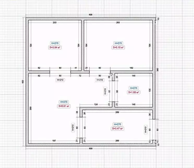1-к кв. Ингушетия, Назрань ул. Измайлова (54.0 м) - Фото 1