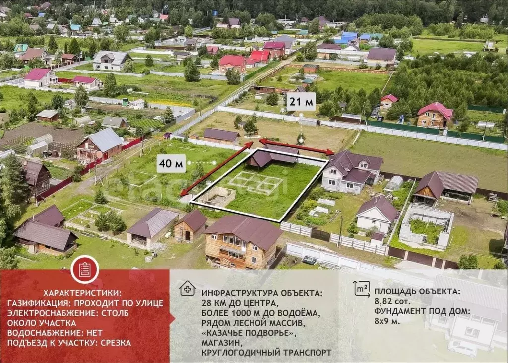 Участок в Тюменская область, Нижнетавдинский муниципальный округ, ... - Фото 1