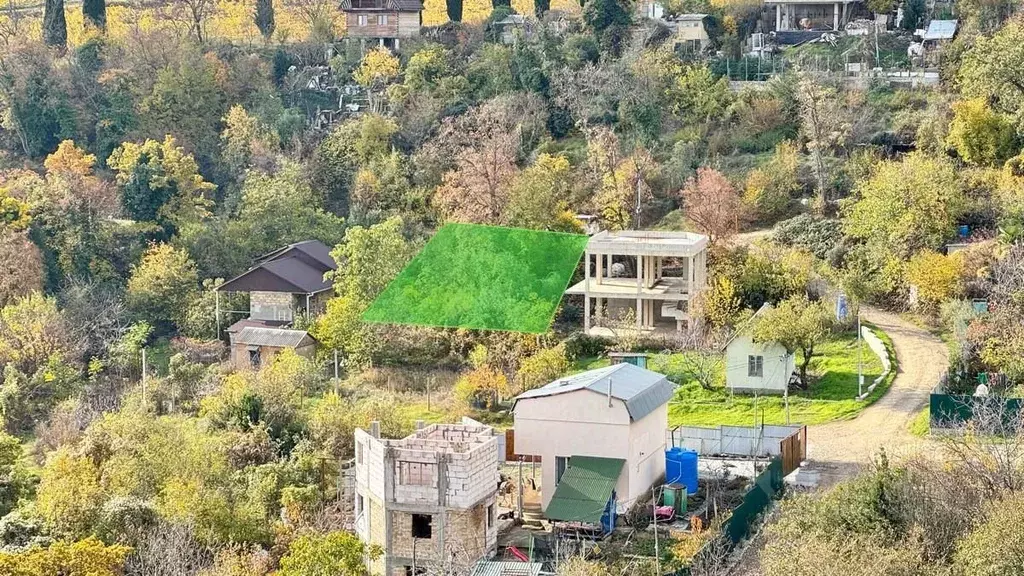 Участок в Крым, Алушта муниципальный округ, Партенит пгт  (4.0 сот.) - Фото 1