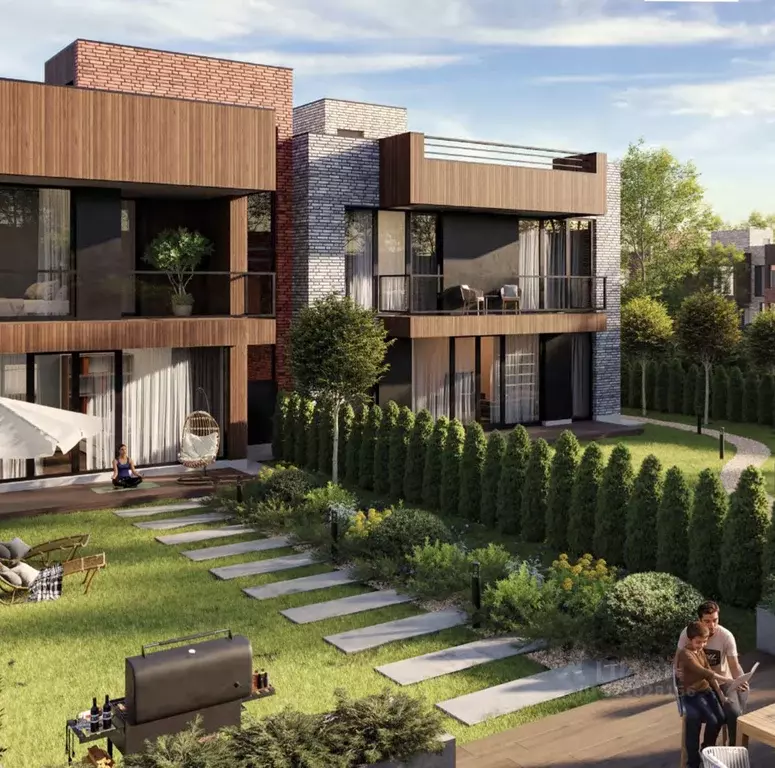 Таунхаус в Ленинградская область, Выборгский район, Первомайское ... - Фото 1