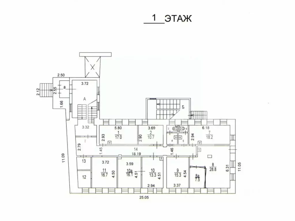 Помещение свободного назначения в Москва ул. Гиляровского, 10С1 (1217 ... - Фото 2