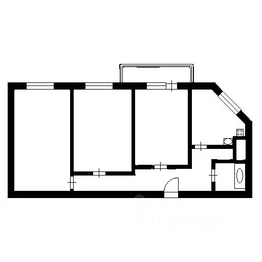 3-к кв. Санкт-Петербург ул. Добровольцев, 2 (78.0 м) - Фото 0