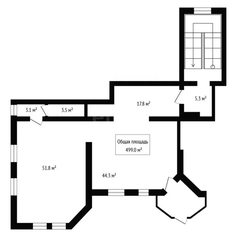 Торговая площадь в Алтайский край, Барнаул Партизанская ул. (499 м) - Фото 2