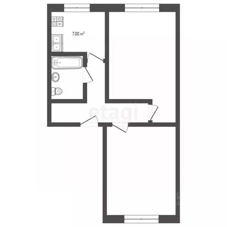 2-к кв. Смоленская область, Смоленский муниципальный округ, с. Катынь ... - Фото 2