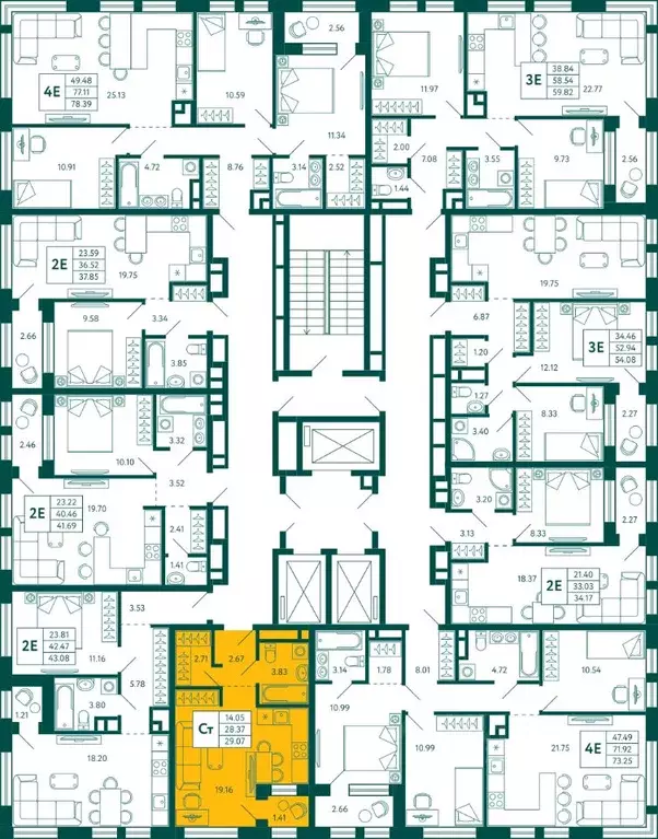 Студия Башкортостан, Уфа Зеленая Роща жилрайон, Терле Парк жилой ... - Фото 2