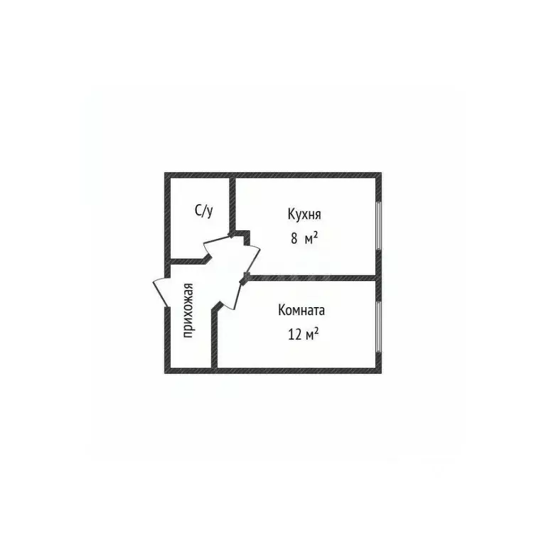 1-к кв. Адыгея, Тахтамукайский район, Яблоновский пгт Шоссейная ул., ... - Фото 2
