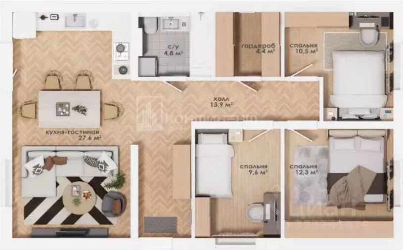 Дом в Владимирская область, Ковровский район, Новосельское с/пос, д. ... - Фото 2