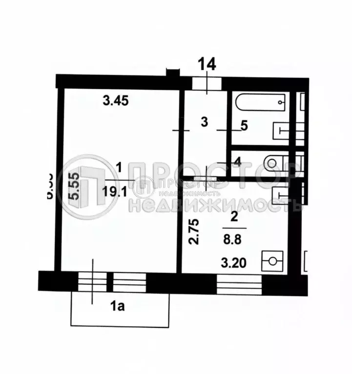 1-к кв. Москва Петровско-Разумовский проезд, 24К18 (36.0 м) - Фото 2