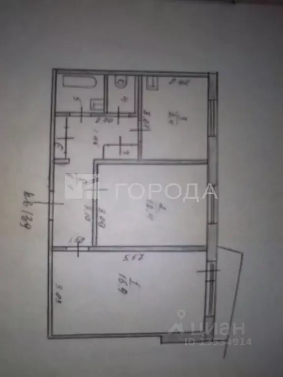 2-к кв. Алтайский край, Барнаул ул. Энтузиастов, 36 (49.7 м) - Фото 1