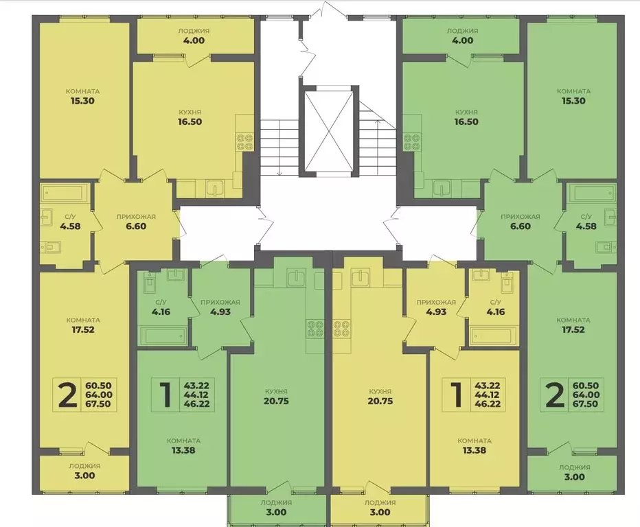 2-к кв. Калининградская область, Калининград ул. Генерала Толстикова, ... - Фото 2