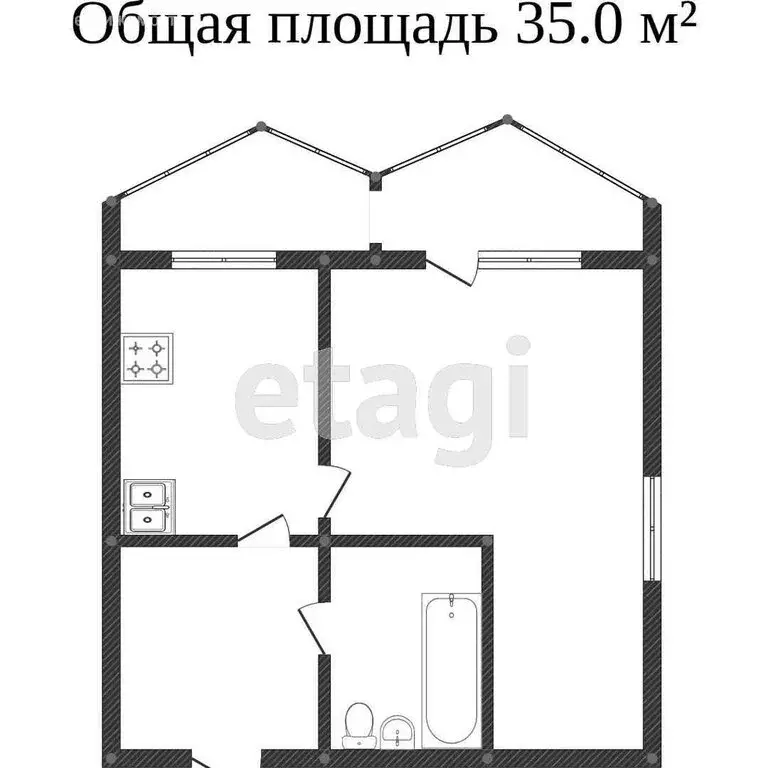 1-комнатная квартира: Ростов-на-Дону, улица Нансена, 103/1/8 (53 м) - Фото 0