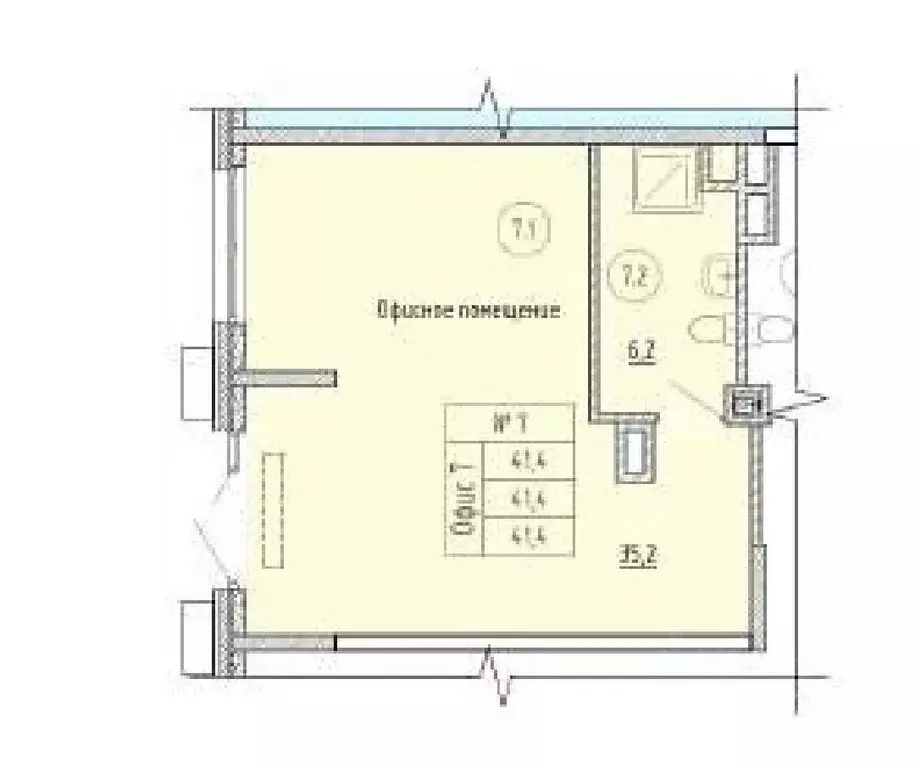 Помещение свободного назначения в Татарстан, Набережные Челны ... - Фото 2