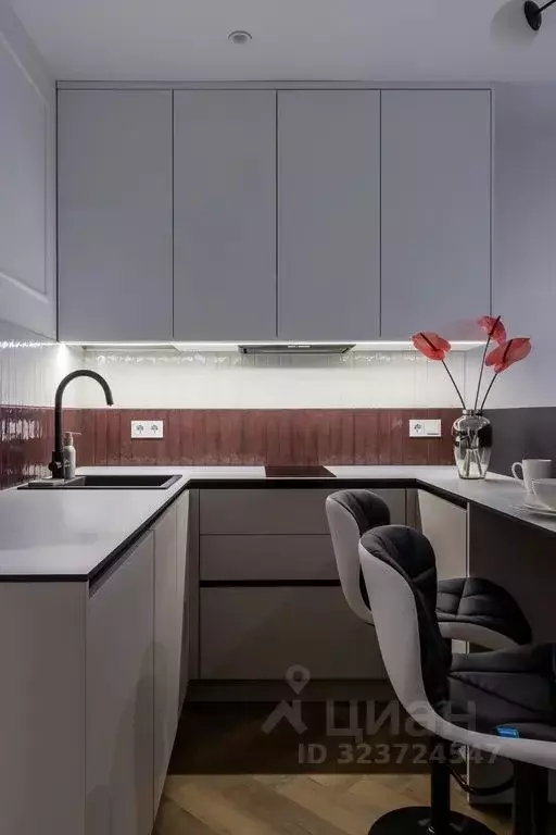 Студия Санкт-Петербург ул. Типанова, 22 (25.0 м) - Фото 1