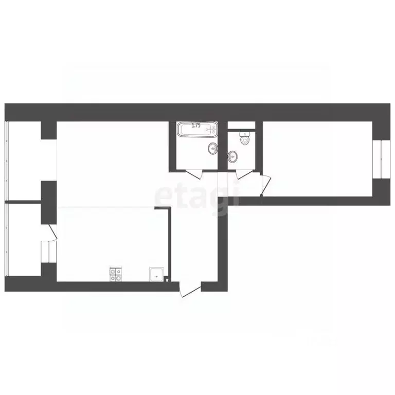 2-к кв. Марий Эл, Йошкар-Ола ул. Меримского, 5 (70.7 м) - Фото 1