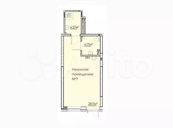 Офис, 36.5 м - Фото 0