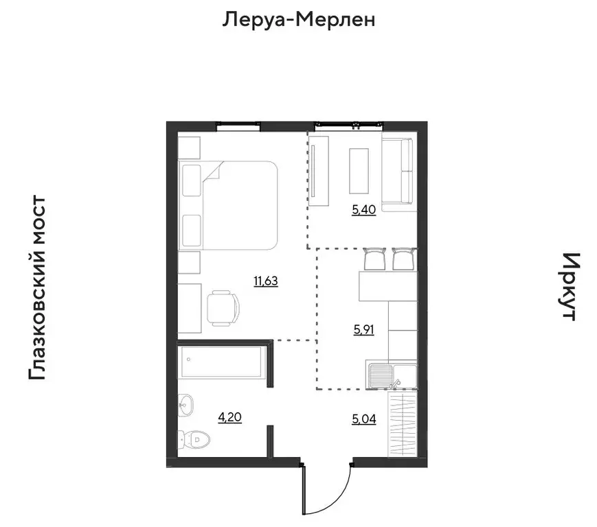 2-к кв. Иркутская область, Иркутск Затон кв-л, ул. Набережная Иркута, ... - Фото 0