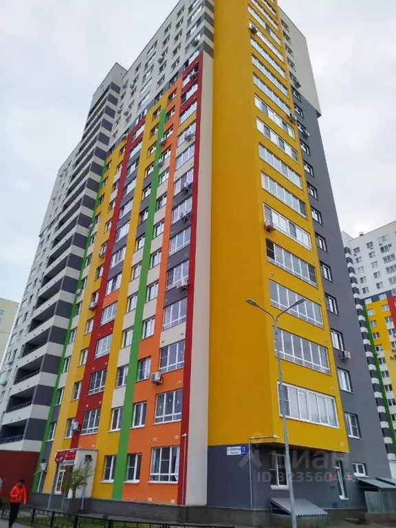 1-к кв. Нижегородская область, Нижний Новгород ул. Цветочная, 12к3 ... - Фото 2