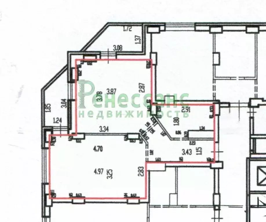 1-к кв. Брянская область, Брянск ул. Фокина, 195 (41.0 м) - Фото 1