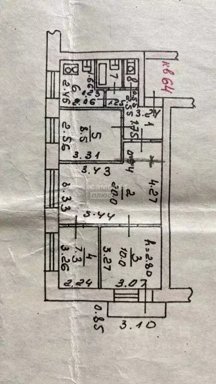 3-к кв. Липецкая область, Липецк ул. Л. Толстого, 9 (59.0 м) - Фото 2