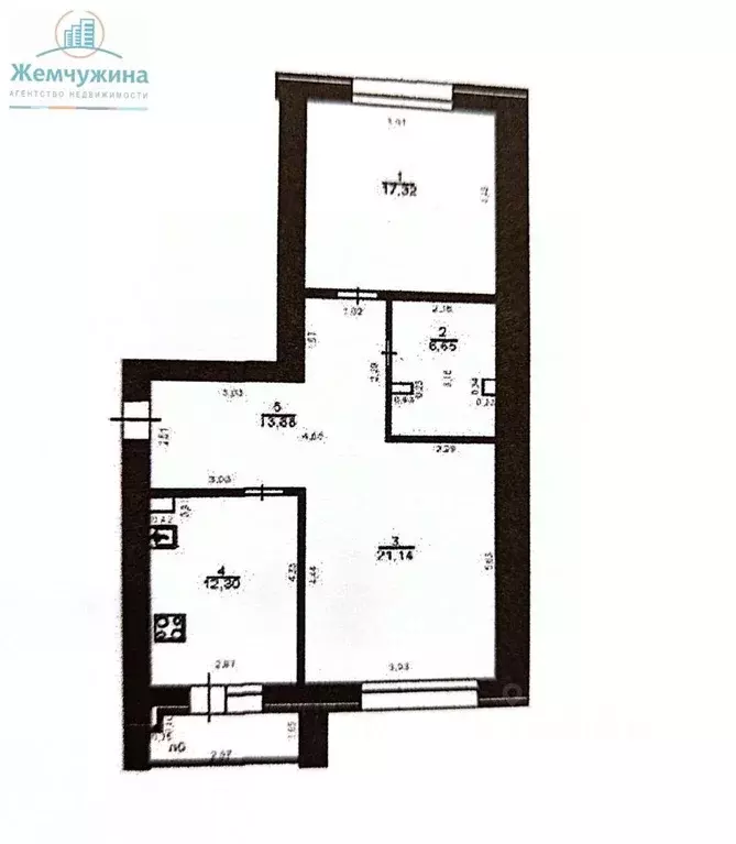 2-к кв. Ульяновская область, Димитровград ул. Славского, 18а (71.3 м) - Фото 1