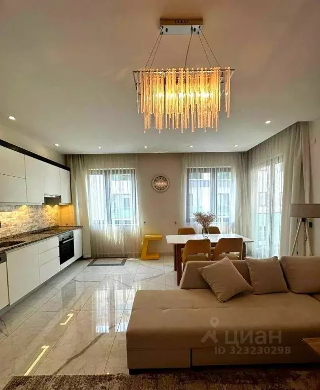 3-к кв. Краснодарский край, Сочи Светлана мкр, просп. Пушкина, 6 (80.0 ... - Фото 2