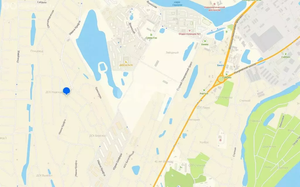 Участок в Якутск, улица Ивана Крафта (10.42 м) - Фото 2