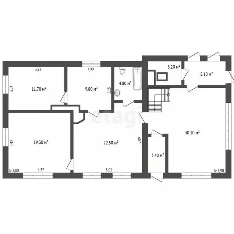 Дом в Кемеровская область, Прокопьевск ул. Жукова, 46 (207 м) - Фото 2