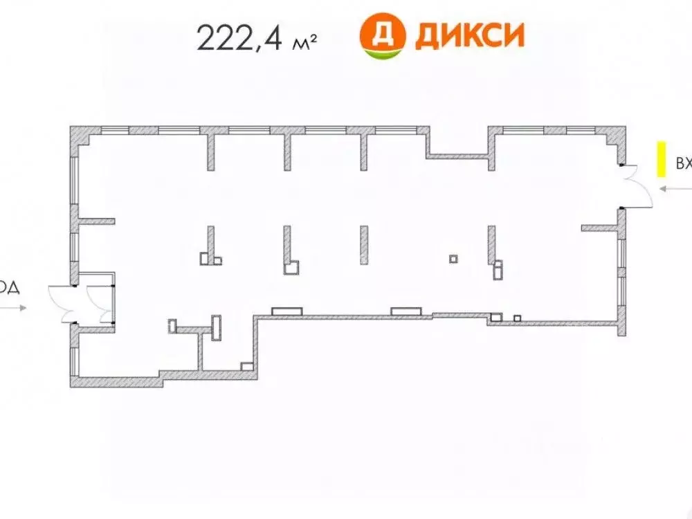 Торговая площадь в Москва Дорожная ул., 46к2 (222 м) - Фото 2