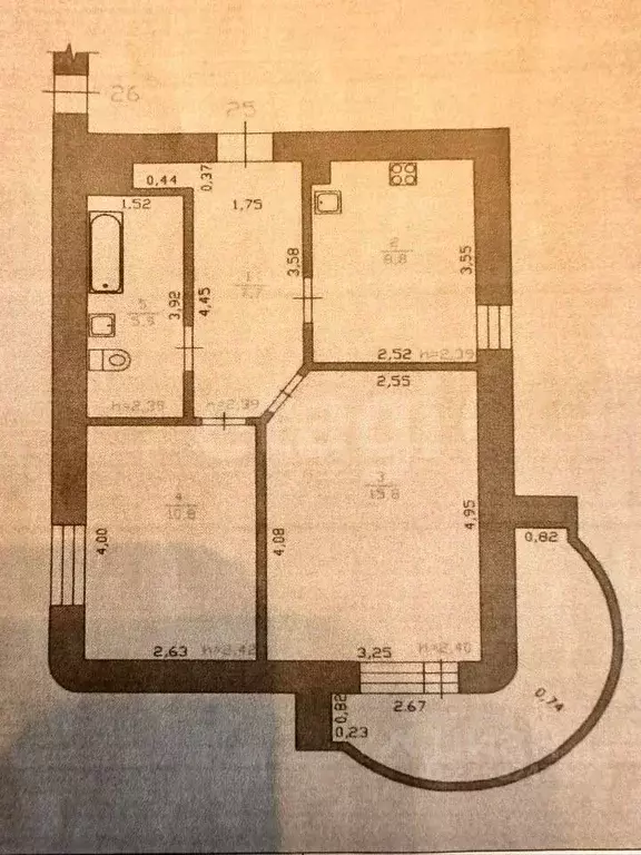 2-к кв. Удмуртия, Ижевск ул. Кирова, 104 (49.0 м) - Фото 1