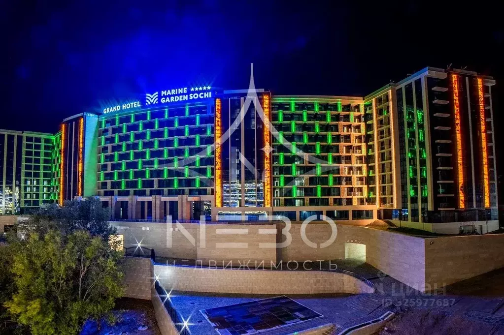 Студия Краснодарский край, Сочи Хоста жилрайон, ул. Шоссейная, 5/7 ... - Фото 1