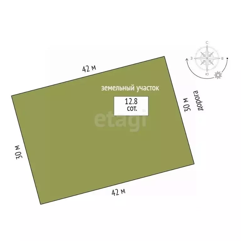 Участок в Тюменская область, Тюменский муниципальный округ, Садовые ... - Фото 1