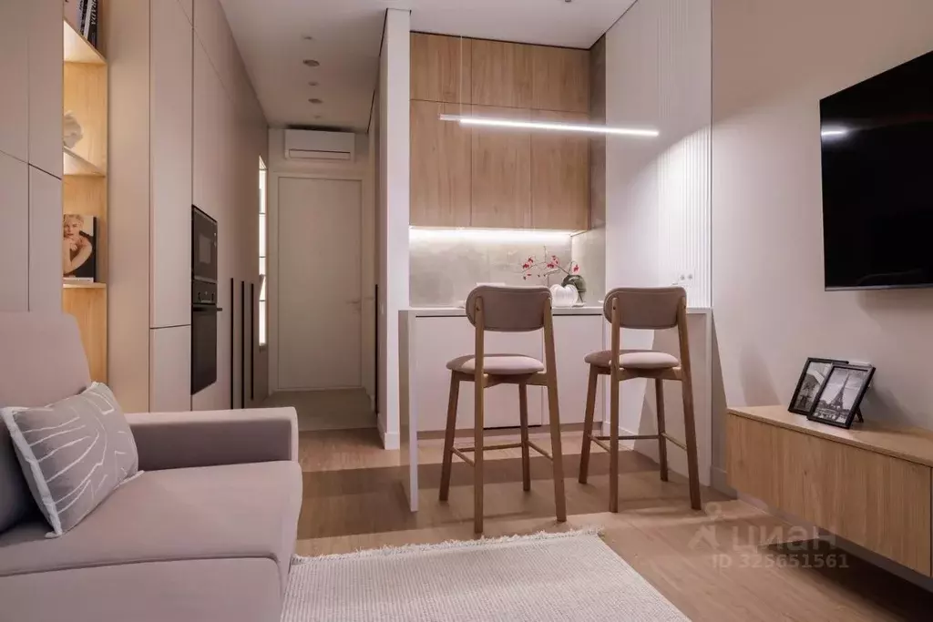 Студия Москва Озерная ул., 1к2/4 (25.0 м) - Фото 2