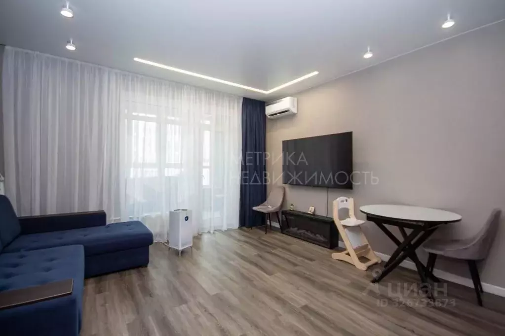 2-к кв. Тюменская область, Тюмень ул. Пожарных и Спасателей, 5 (50.0 ... - Фото 1