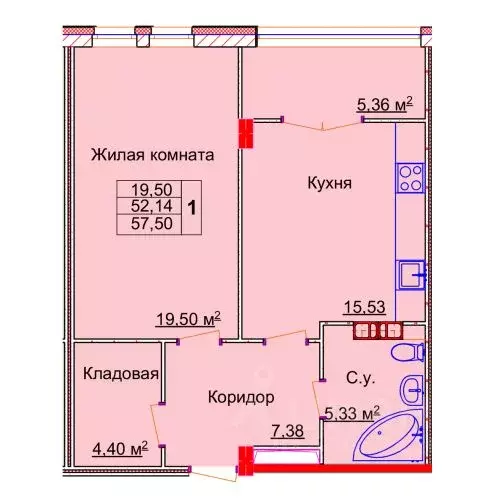 1-к кв. Ивановская область, Иваново Лежневская ул., 98 (57.11 м) - Фото 0