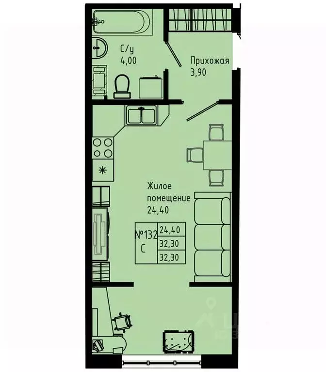 Студия Ленинградская область, Коммунар г. Гатчинский муниципальный ... - Фото 1