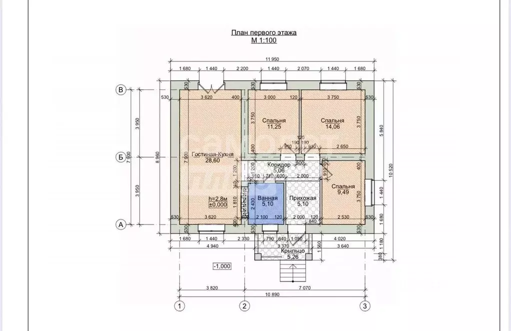 Коттедж в Марий Эл, Медведевский район, Руэмское с/пос, д. Нолька ул. ... - Фото 2